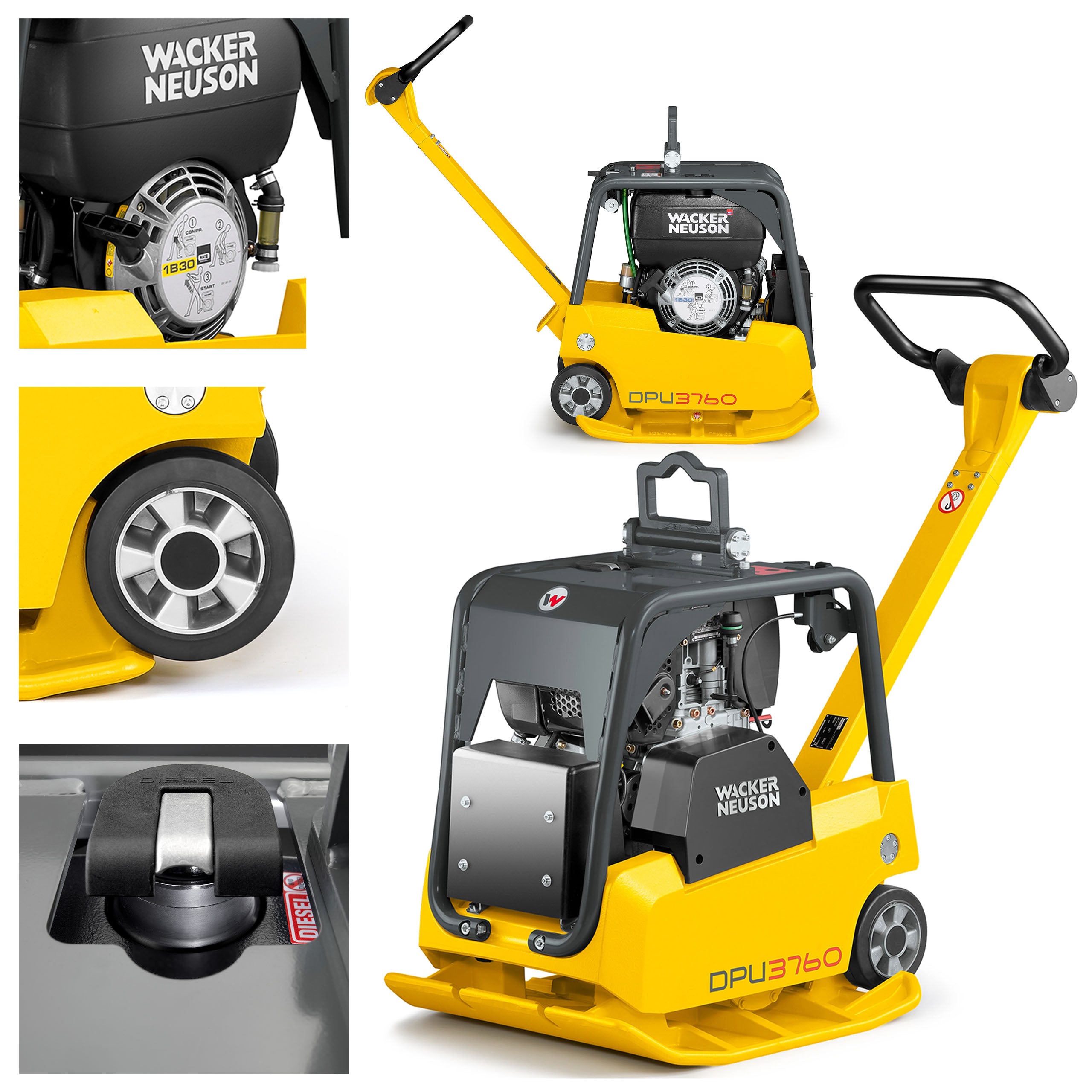 Zagęszczarka płytowa WACKER NEUSON DPU 3760 H - zdjęcie 1