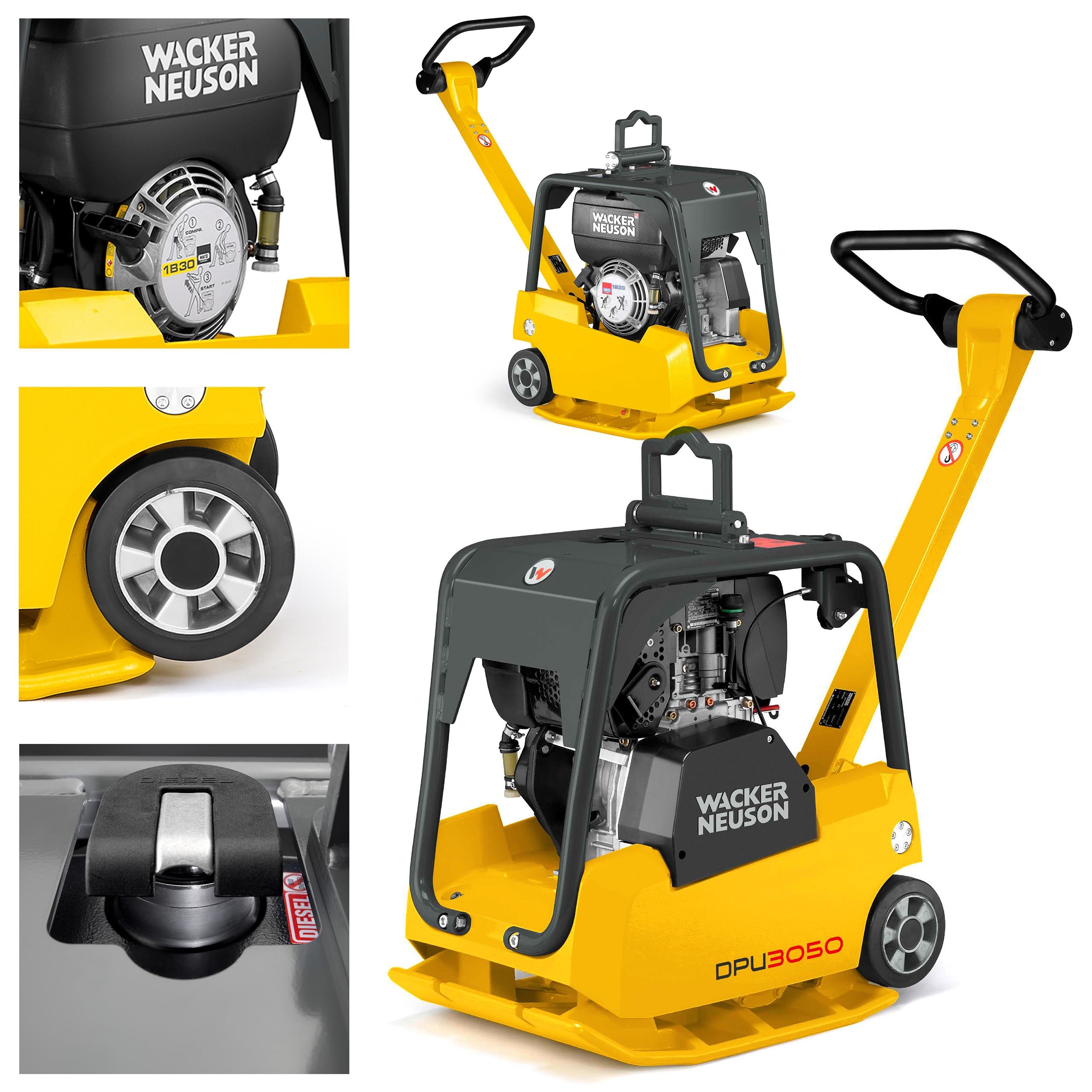 Zagęszczarka rewersyjna WACKER NEUSON DPU 3050 He - zdjęcie 1