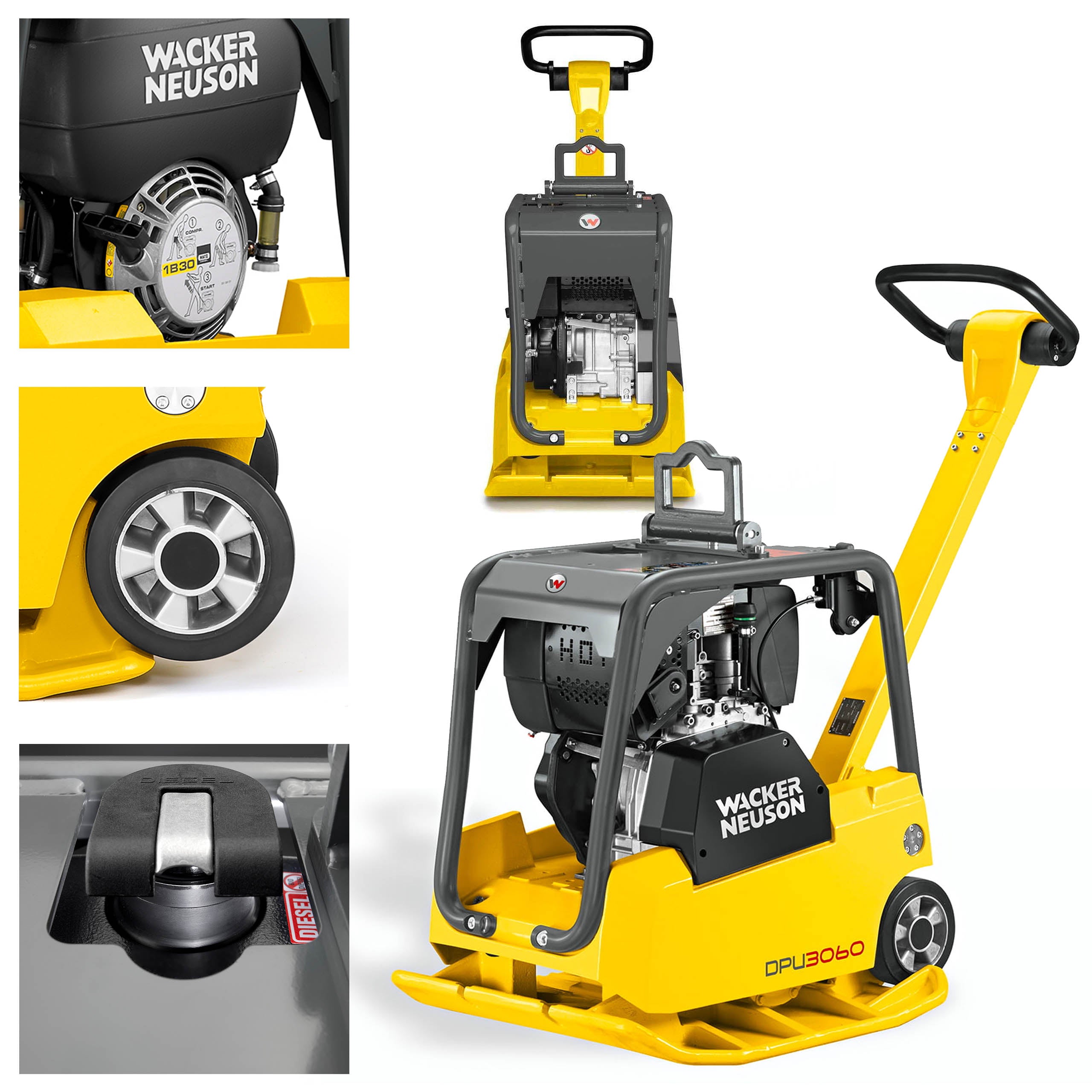 Zagęszczarka rewersyjna WACKER NEUSON DPU 3060 Hets - zdjęcie 1